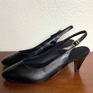Naturalizer Black Slingback Heels